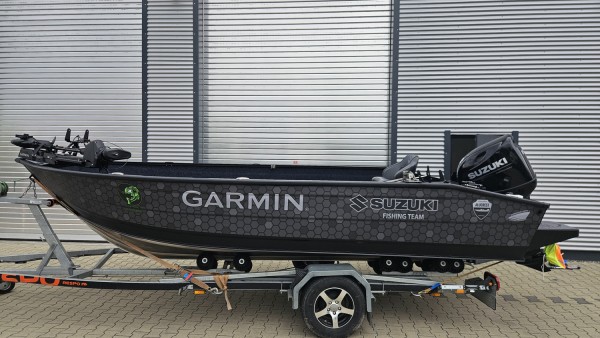 Pro Fish Plus 600 Tiller Pinne Aluminium Boot Alu