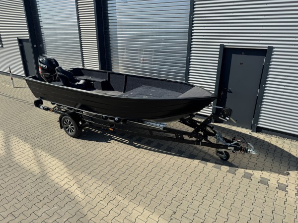530 Pro Fish Tiller Pinne Aluminium Boot Aluboot