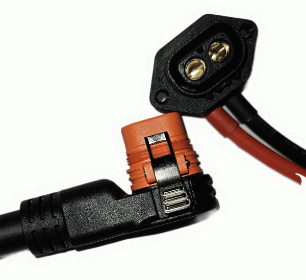 Alucrest Steckdose E-Motor Bugmotor Wasserdichter Hochstrom-Stecker & Steckdose 80A IPX7 – Lithium-B