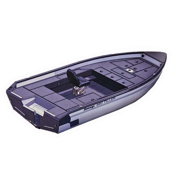 Swoop 480 Tiller Pinnensteuerung Pinne Boot Aluminium Angelboot