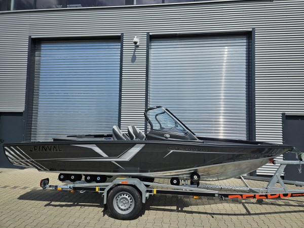 575 Casting Pro grau Doppelscheibe DC Aluminium boot aluboot